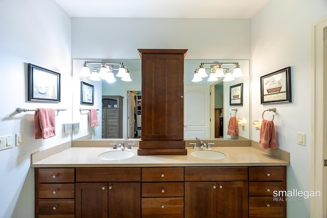 3440 Monterey Hills Dr NE, Grand Rapids, MI 49525 - full bathroom featuring double vanity