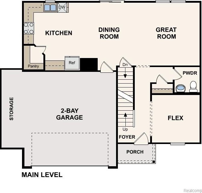 15355 Wesley St, Southgate, MI 48195 - view of room layout