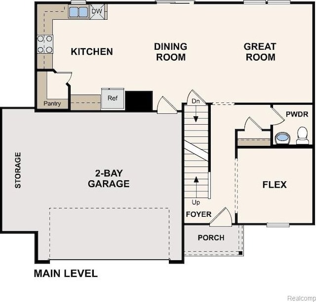 15355 Wesley St, Southgate, MI 48195 - view of room layout