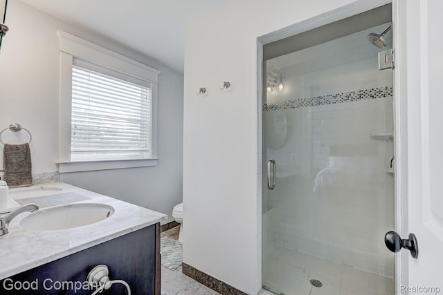 995 Cambridge Rd, Berkley, MI 48072 - full bath with a shower stall and double vanity