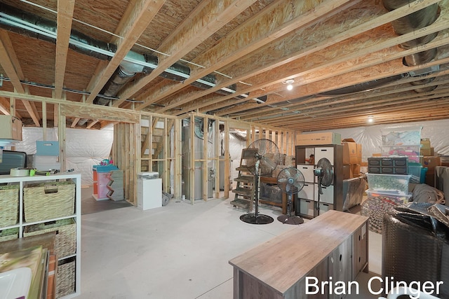 3293 Creek Ridge Dr, Hudsonville, MI 49426 - view of unfinished basement