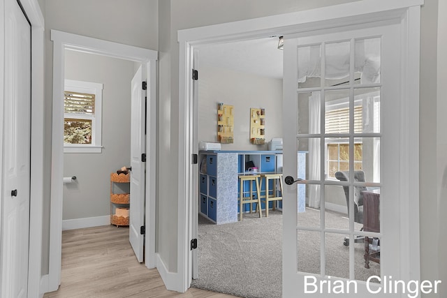 3293 Creek Ridge Dr, Hudsonville, MI 49426 - home office with plenty of natural light and wood finished floors