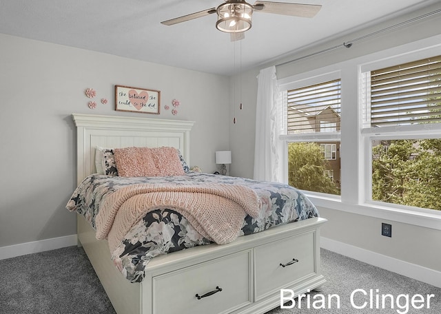 3293 Creek Ridge Dr, Hudsonville, MI 49426 - bedroom featuring light carpet and ceiling fan