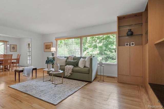 6672 Timber Ridge Dr, Bloomfield Hills, MI 48301 - living area with plenty of natural light and light wood-type flooring