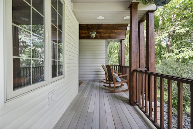 1255 White Pine Dr SW, Grand Rapids, MI 49534 - view of wooden porch