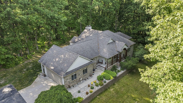 1255 White Pine Dr SW, Grand Rapids, MI 49534 - view of subject property featuring a heavily wooded area