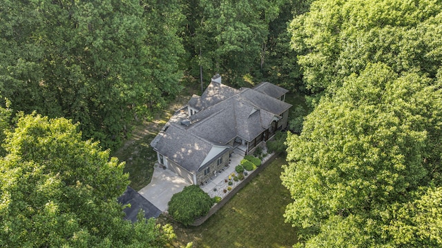 1255 White Pine Dr SW, Grand Rapids, MI 49534 - view from above of property featuring a forest