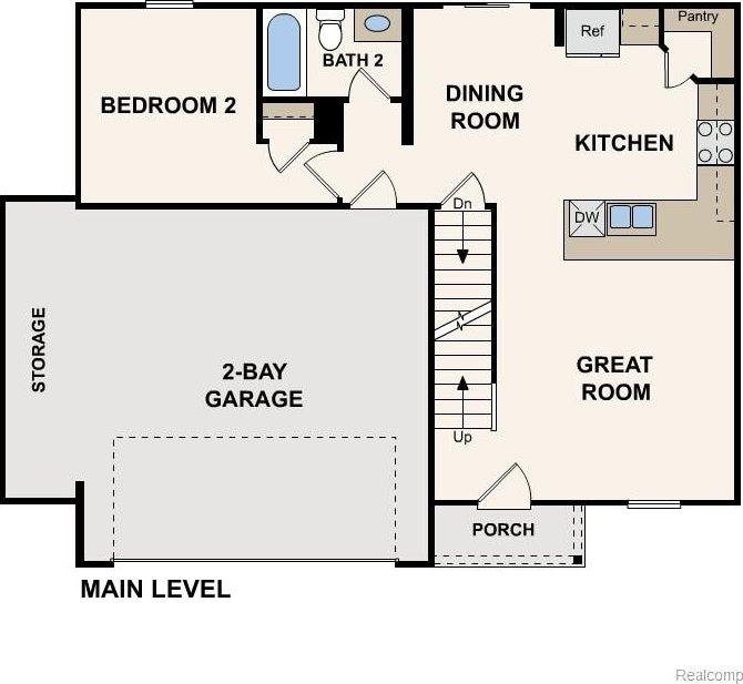 15405 Wesley St, Southgate, MI 48195 - view of room layout