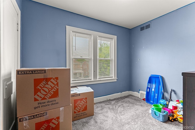 6842 Jonathon St, Dearborn, MI 48126 - rec room featuring carpet flooring and baseboards