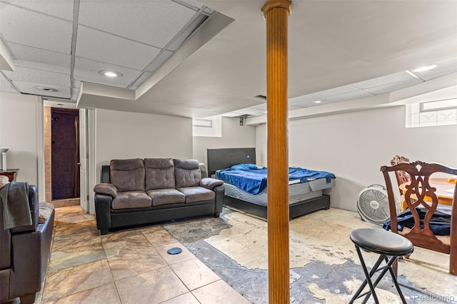 6842 Jonathon St, Dearborn, MI 48126 - bedroom featuring a paneled ceiling