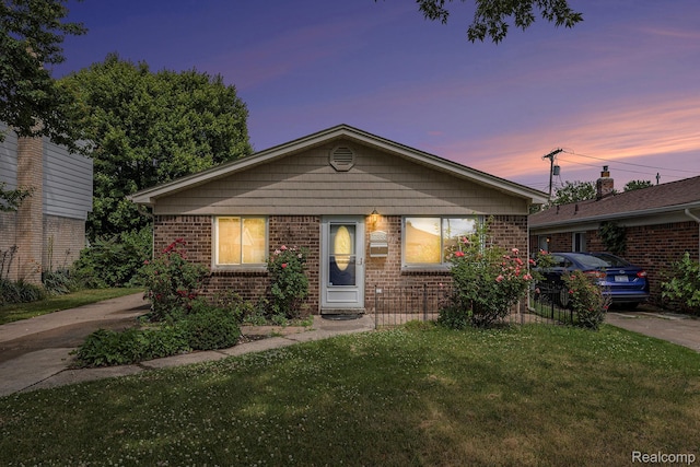 27336 Alger Blvd, Bloomfield Hills, MI 48071 - view of front of home featuring brick siding and a front lawn