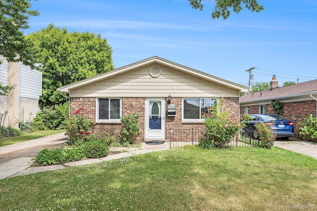 27336 Alger Blvd, Bloomfield Hills, MI 48071 - view of front of home with brick siding and a front lawn