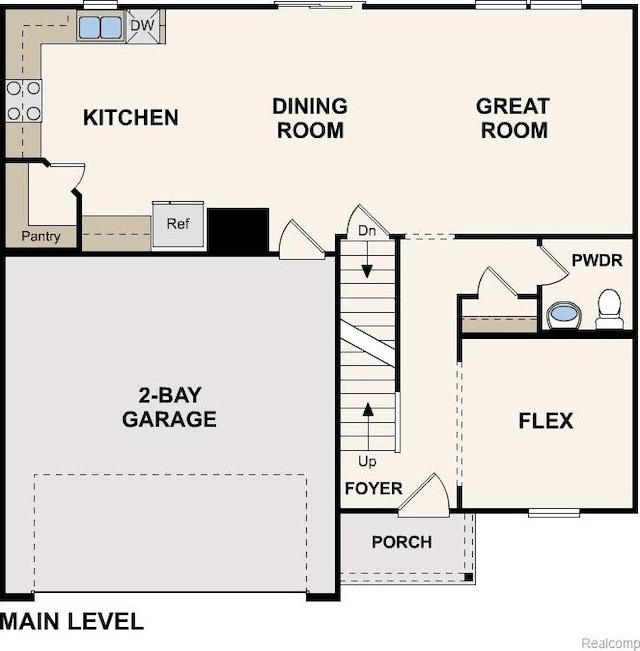 15455 Wesley St, Southgate, MI 48195 - view of floor plan / room layout