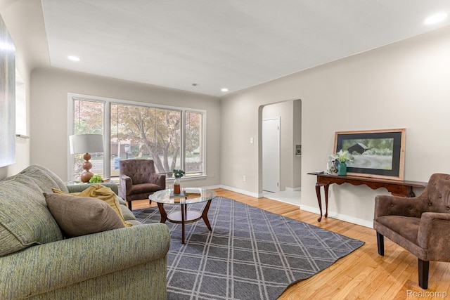 23621 Joy Rd, Redford, MI 48127 - living room with wood finished floors and recessed lighting