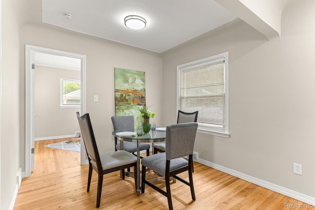 23621 Joy Rd, Redford, MI 48127 - dining room with light wood-type flooring