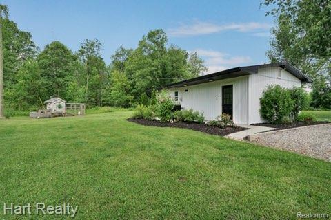 1191 W Frenchline Rd, Sandusky, MI 48471 - view of grassy yard
