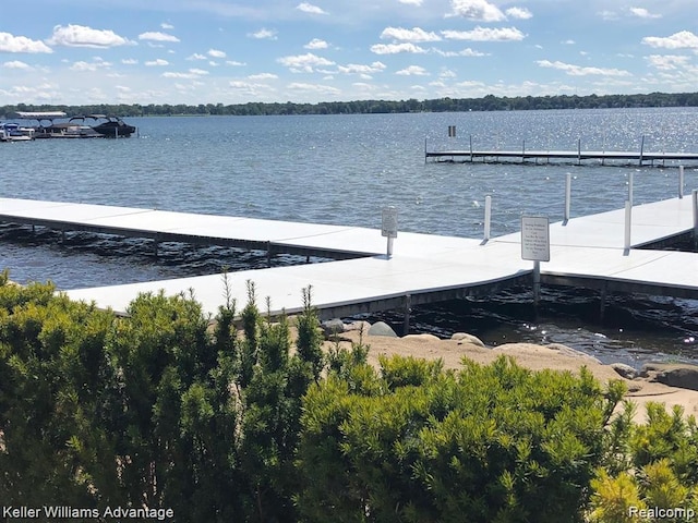 438 Old Pine Way, Walled Lake, MI 48390 - dock featuring a water view