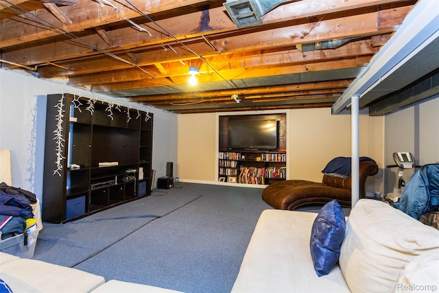 24645 Greenbrier Ave, Eastpointe, MI 48021 - basement featuring carpet flooring and baseboards