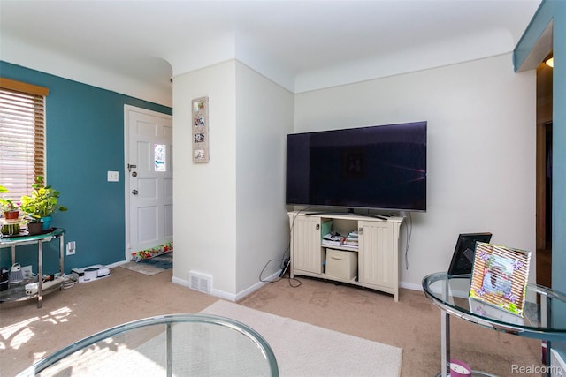 24645 Greenbrier Ave, Eastpointe, MI 48021 - carpeted living room featuring baseboards