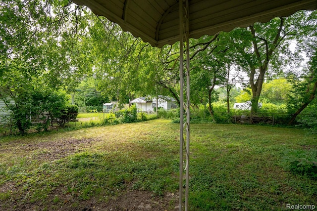 21890 Sharkey St, Clinton Township, MI 48035 - view of yard