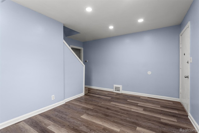 16629 Hubbell St, Garden City, MI 48235 - basement featuring dark wood-style floors and recessed lighting