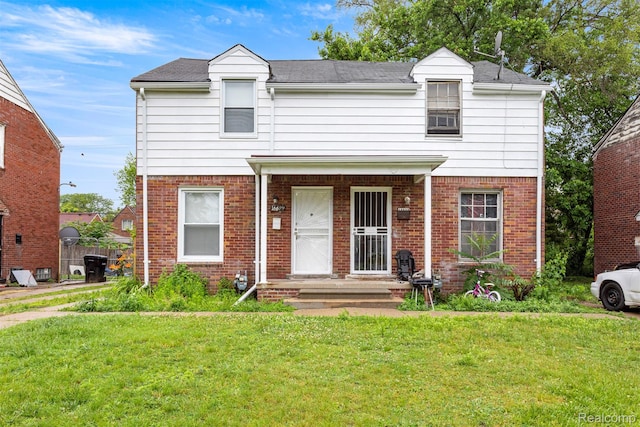 16629 Hubbell St, Garden City, MI 48235 - view of front facade with a front lawn and brick siding