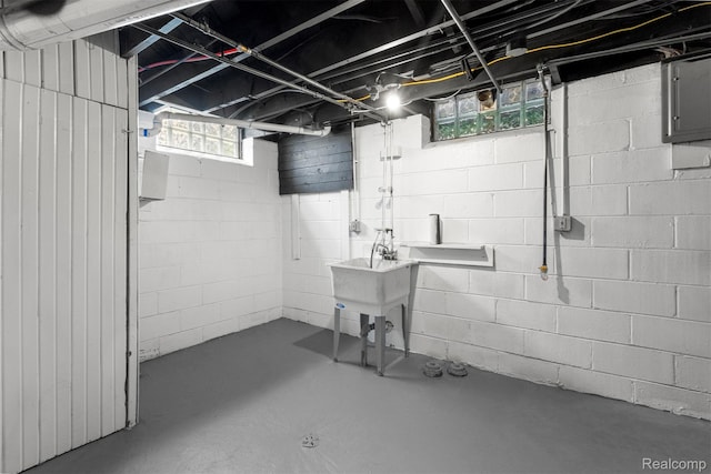 16629 Hubbell St, Garden City, MI 48235 - basement with plenty of natural light and electric panel