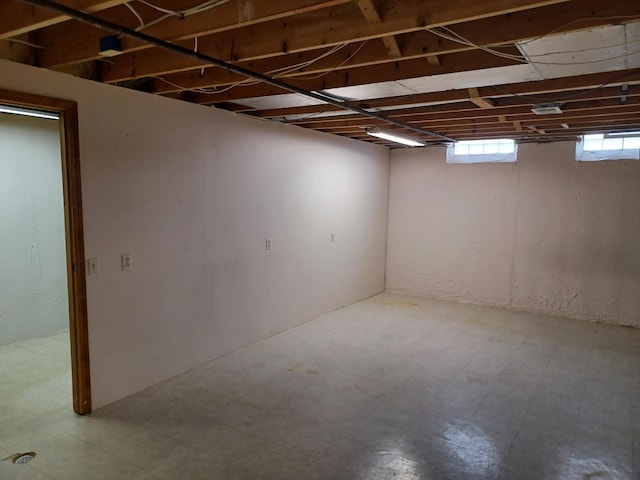 46817 Barbara Dr, Macomb, MI 48044 - basement with tile patterned floors