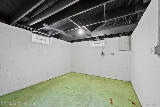 26389 Annapolis St, Dearborn Heights, MI 48125 - below grade area featuring electric panel and plenty of natural light