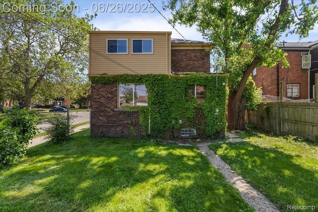 17617 Indiana St, Detroit, MI 48221 - back of property with brick siding