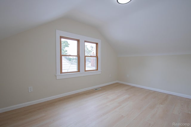 24917 Dale Ave, Eastpointe, MI 48021 - additional living space with light wood-style floors and lofted ceiling