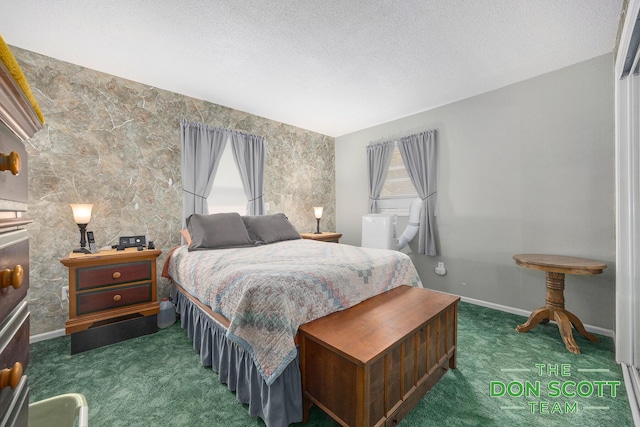 11829 Hoskins Ave NE, Cedar Springs, MI 49319 - carpeted bedroom featuring baseboards and a textured ceiling