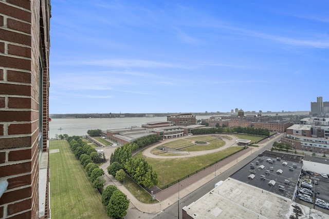 3320 Spinnaker Ln Unit 16D, Detroit, MI 48207 - view of urban area featuring a large body of water