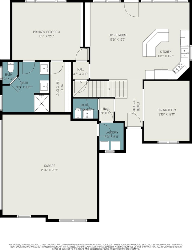 1156 N Bridge St, Linden, MI 48451 - view of room layout