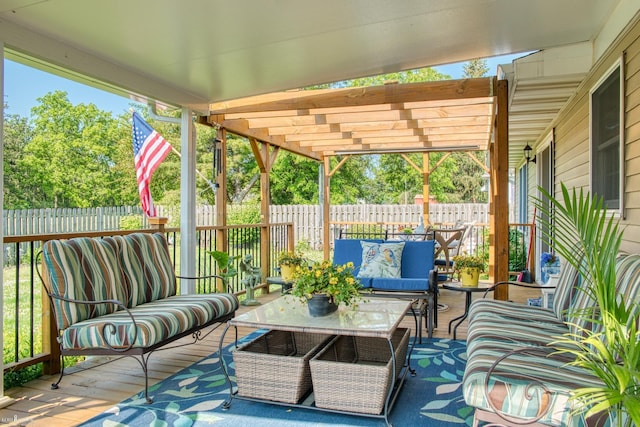 845 Riverlane Dr, Owosso, MI 48867 - fenced backyard with an outdoor hangout area