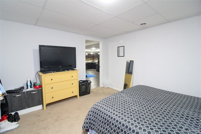30475 Berghway Trl, Warren, MI 48092 - carpeted bedroom with a drop ceiling