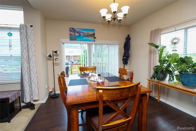 30475 Berghway Trl, Warren, MI 48092 - dining space featuring a chandelier and wood finished floors