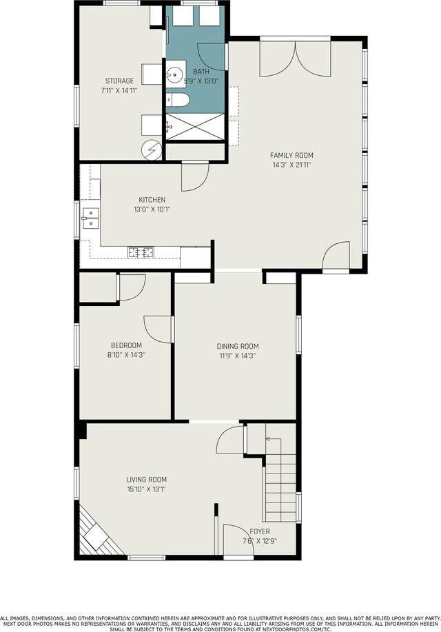 209 Maple St, Three Oaks, MI 49128 - view of home floor plan