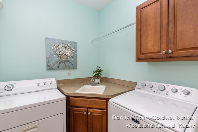 1809 Woodside Trl NW, Grand Rapids, MI 49504 - washroom with cabinet space and washer and dryer