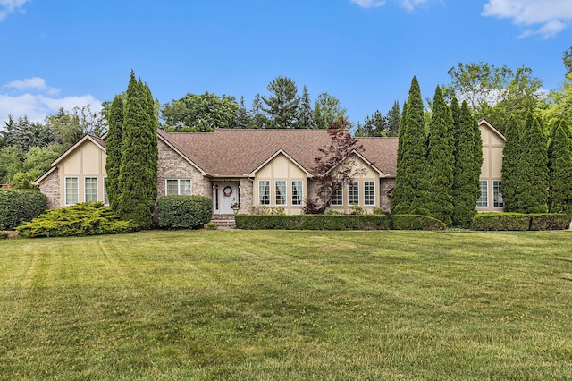 49202 Cheshire Ln, Canton, MI 48187 - view of front of house featuring a front lawn