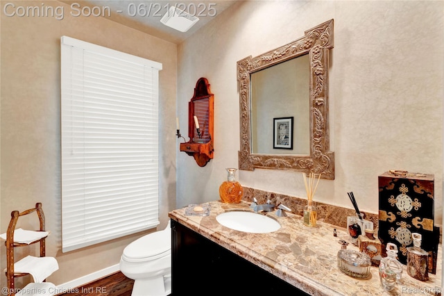 4768 Wendrick Dr, West Bloomfield, MI 48323 - bathroom with vanity and wood finished floors