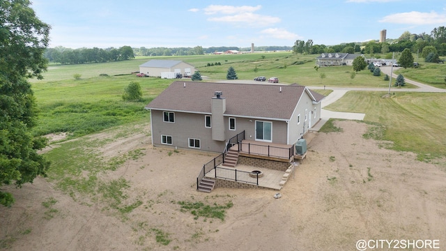 3905 Sunset Vw, Wayland, MI 49348 - overview of rural landscape