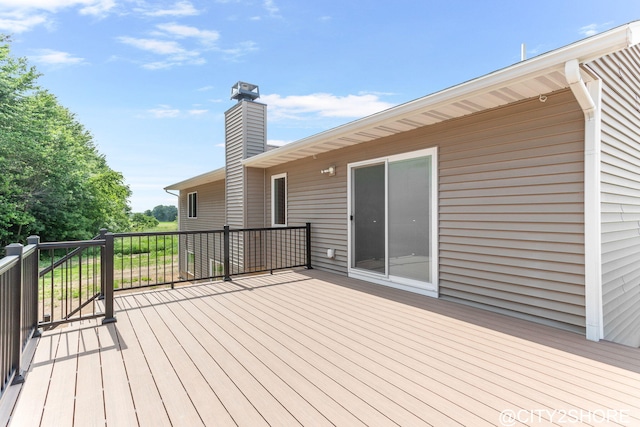 3905 Sunset Vw, Wayland, MI 49348 - view of wooden terrace