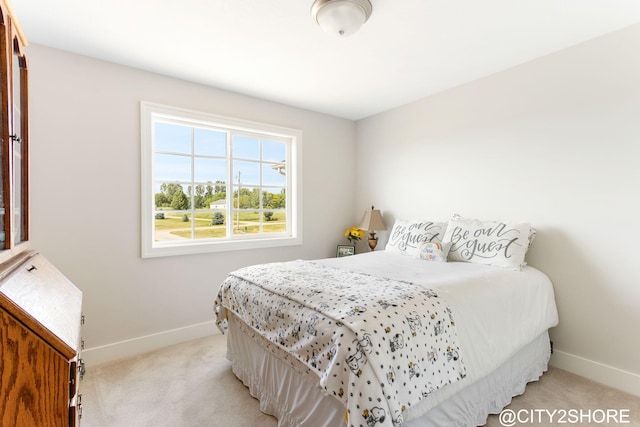 3905 Sunset Vw, Wayland, MI 49348 - bedroom featuring light colored carpet and baseboards