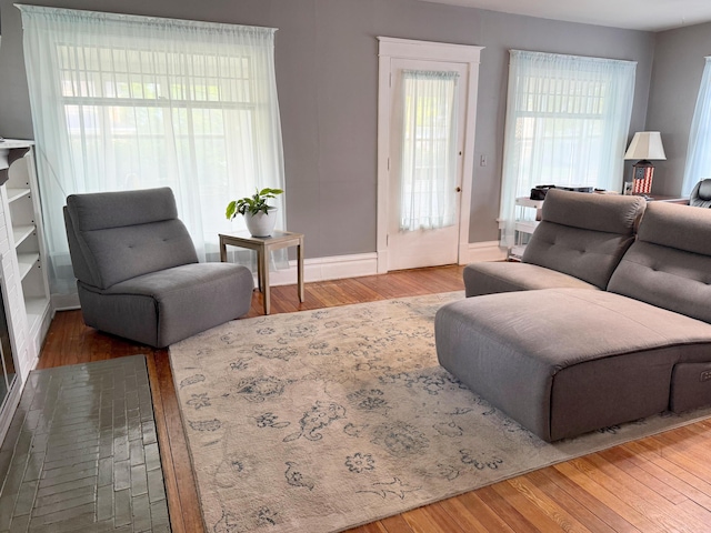 423 E Prairie St, Vicksburg, MI 49097 - living room with wood finished floors and healthy amount of natural light