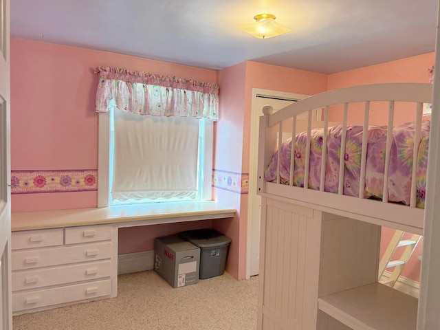423 E Prairie St, Vicksburg, MI 49097 - unfurnished bedroom featuring built in desk