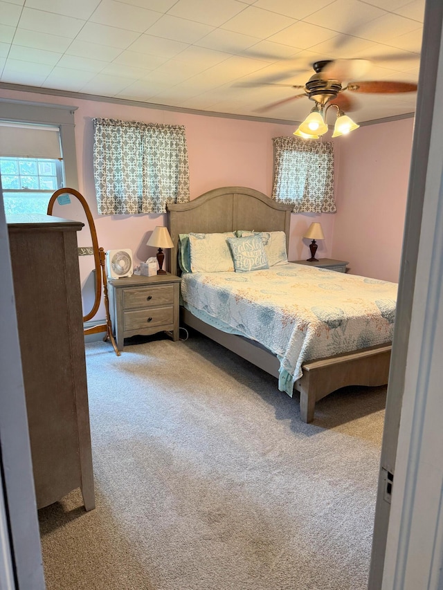 423 E Prairie St, Vicksburg, MI 49097 - carpeted bedroom with ceiling fan