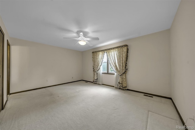 366 Tara Dr, Troy, MI 48085 - spare room featuring ceiling fan and light carpet