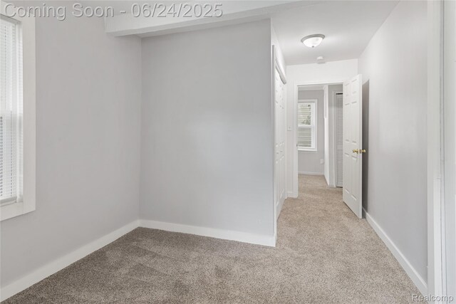 2814 Crooks Rd, Royal Oak, MI 48073 - hall featuring carpet floors and baseboards