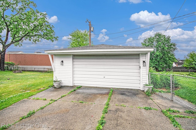 22500 Boulder Ave, Eastpointe, MI 48021 - view of detached garage